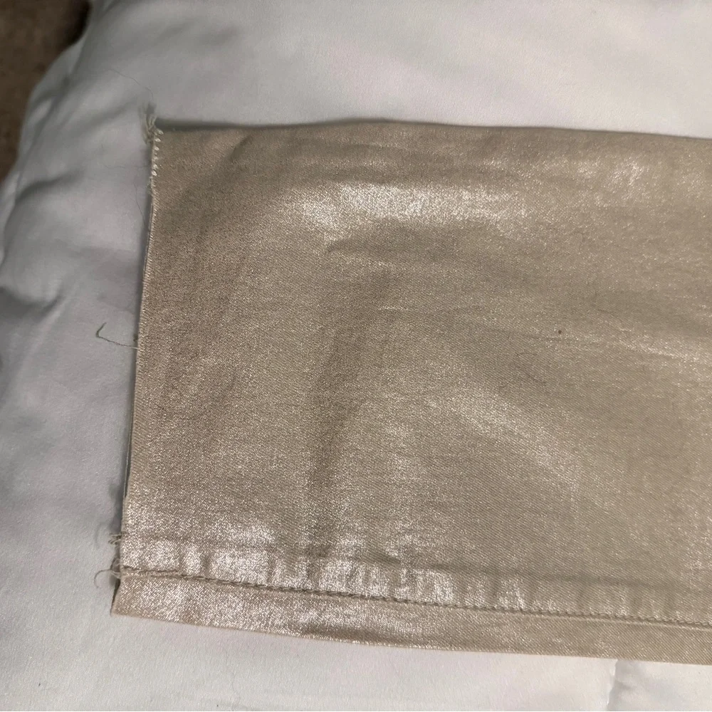 Kut from the Kloth NWT Charlize Rose Gold Fab Ab Cigarette Jeans  sz 10 MSRP $99 - Picture 8 of 10